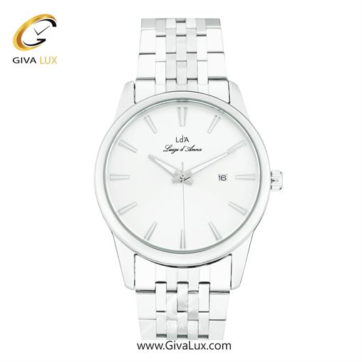 ساعت مچی اورجینال مردانه LdA | لوئیجی د آنا | Luigi d'Ana نقره ای | نقره ای| نقره ای| کد رفرنس 2482